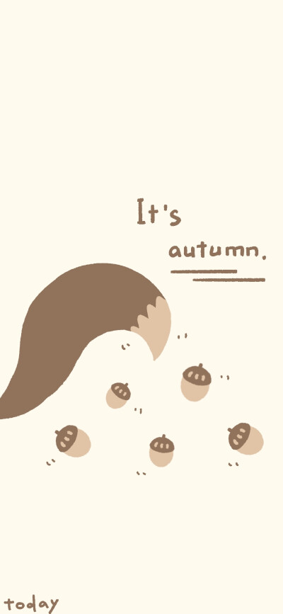 是秋天呀