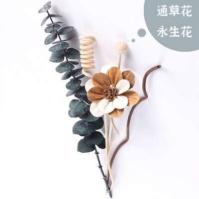 无火香薰挥发棒扩香棒diy藤条干花室内香氛无味散香永生花通草花