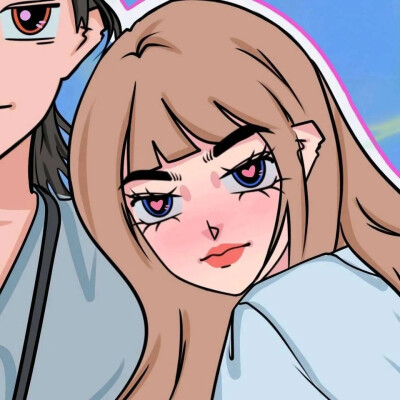 漫画情侣头像