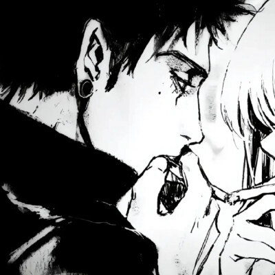 情侣头像 黑白系