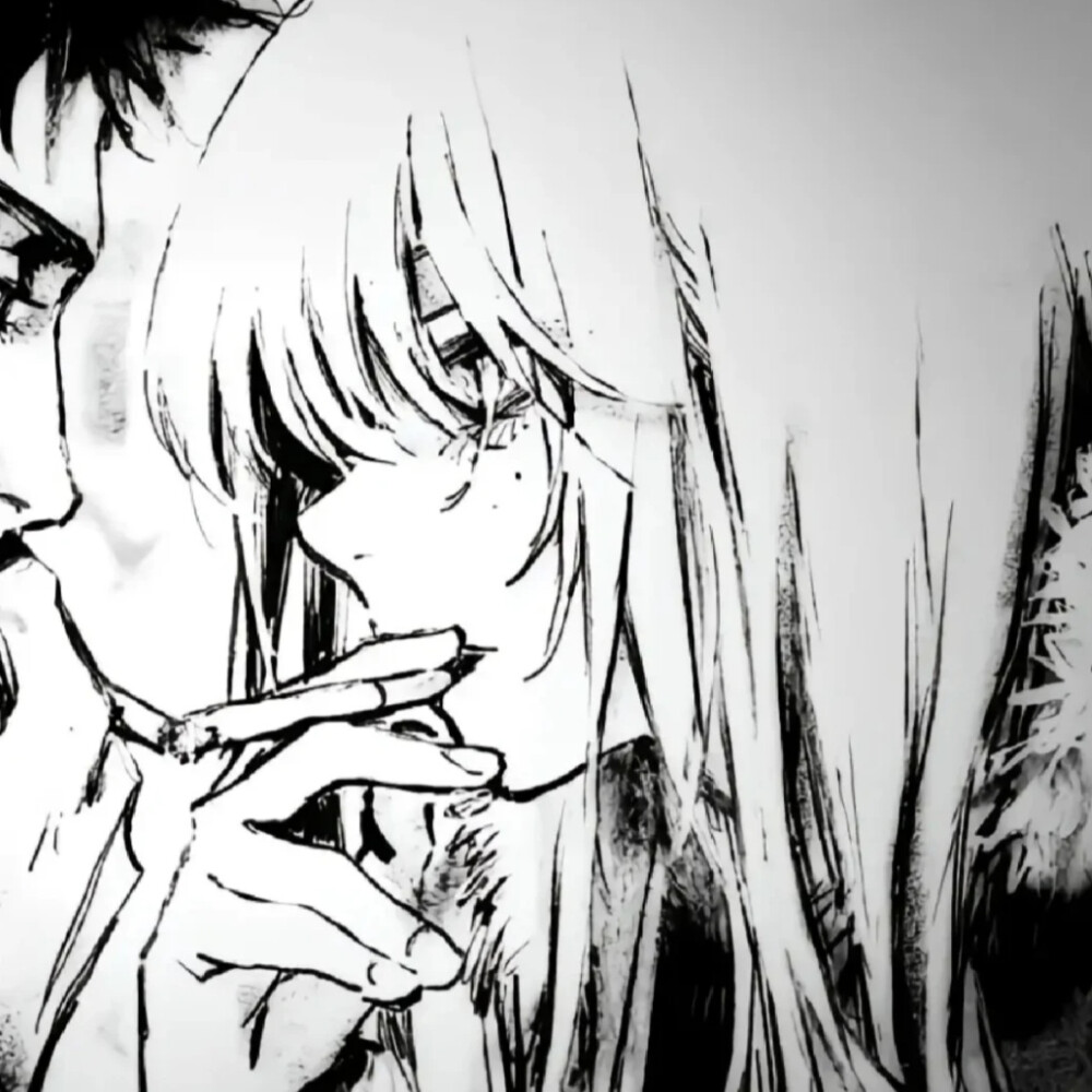 情侣头像 黑白系