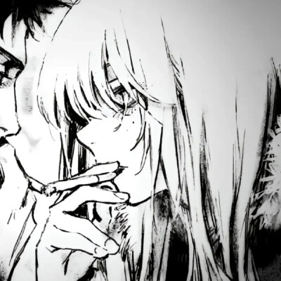 情侣头像 黑白系