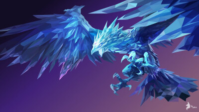 英雄联盟 LOL 冰晶凤凰 艾尼维亚 The Cryophoenix Anivia (Legends of Runeterra) 蓝冰