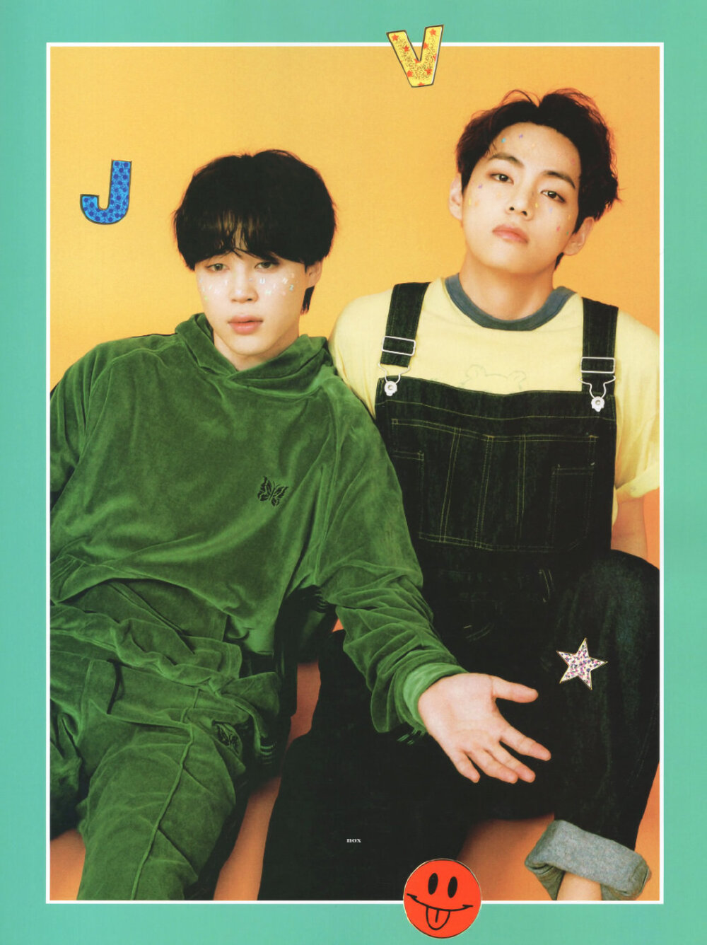 221018
Japan fanclub magazine 朴智旻&金泰亨 unit photo扫图©️Vmin_951210 ​​​