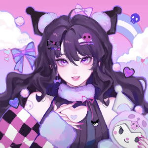 美乐蒂 库洛米  拟人 闺蜜头像
画师：十里未碗