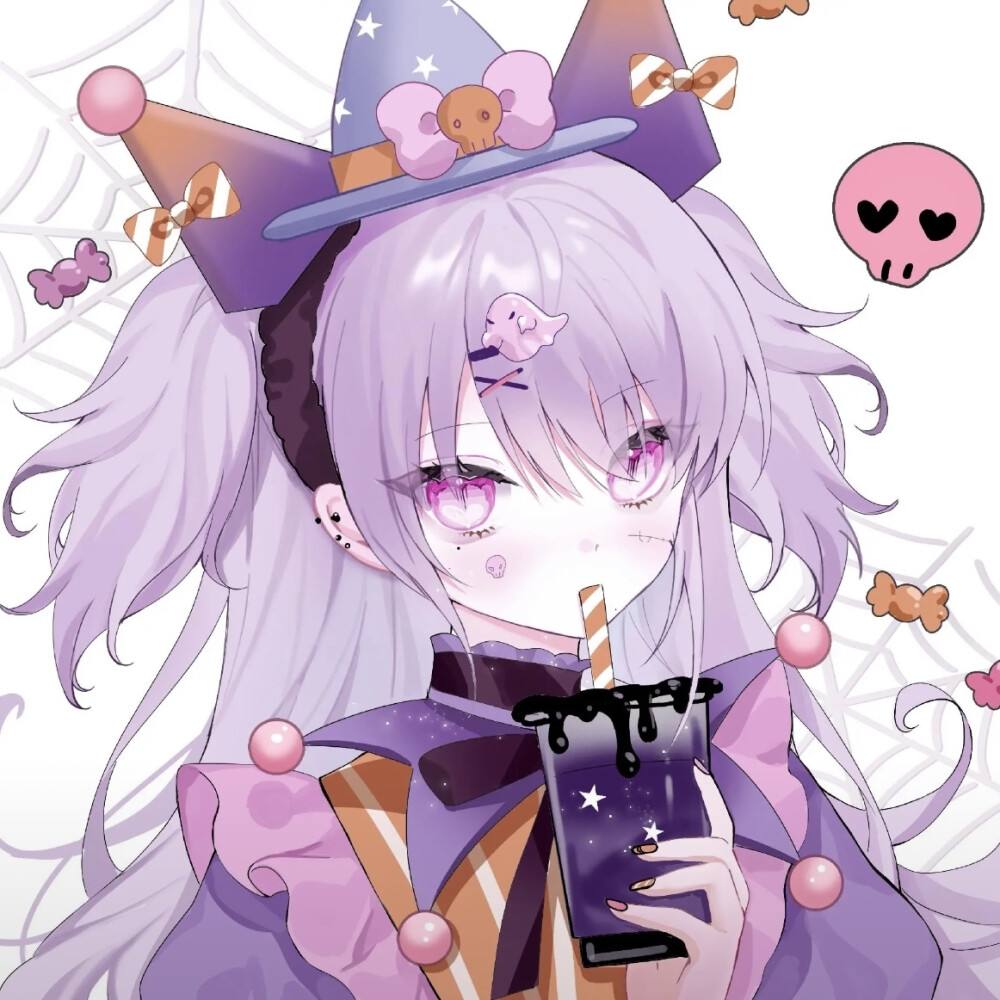 库洛米 万圣节 拟人头像
画师：没事别找液液