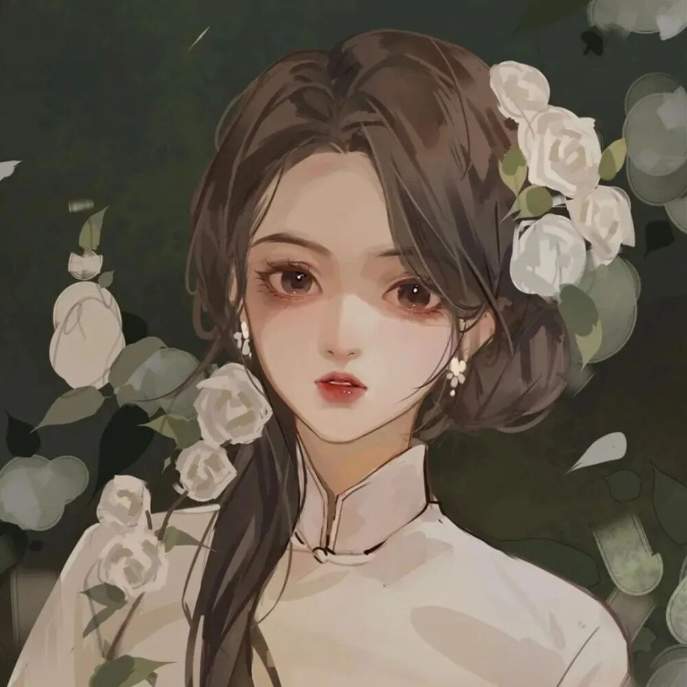女生动漫手绘头像
