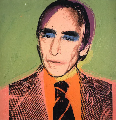 安迪·沃霍尔《Portrait of Leo Caselli》，1975年