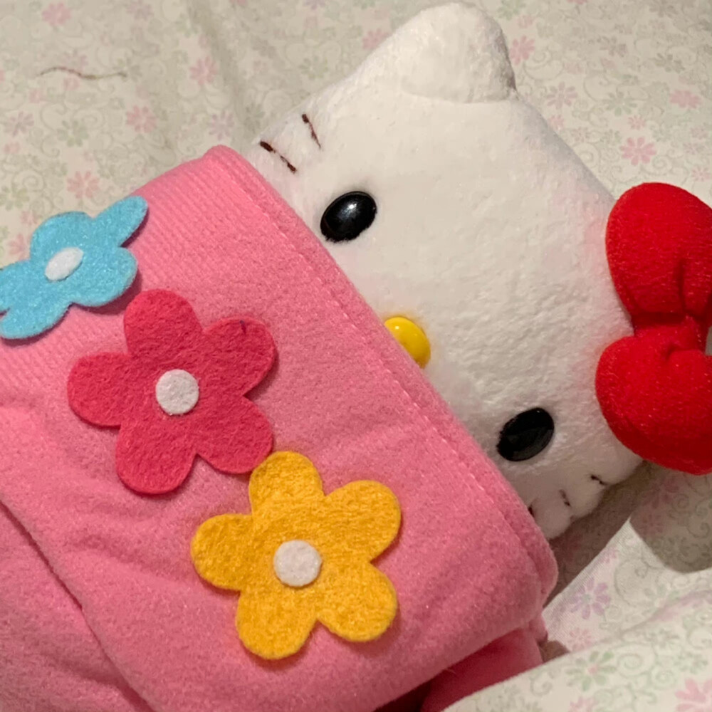 可爱 Hello kitty 背景图