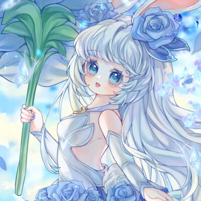 蓝色系头像