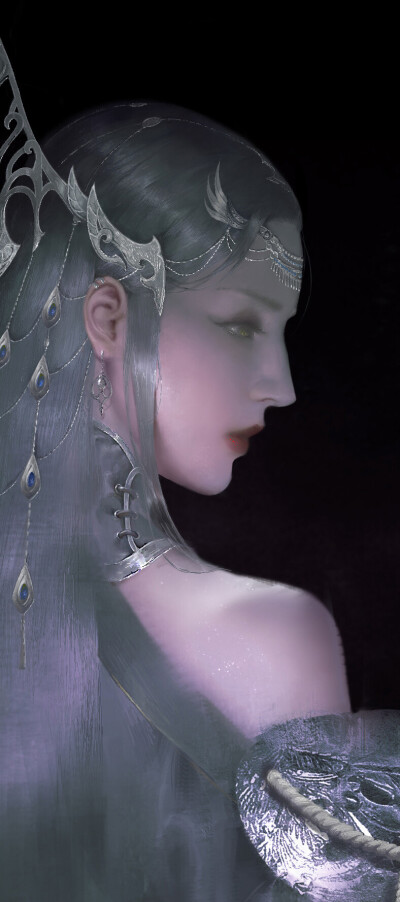 《Zhichao Cheng》画师古典优雅的CG角色插画作品