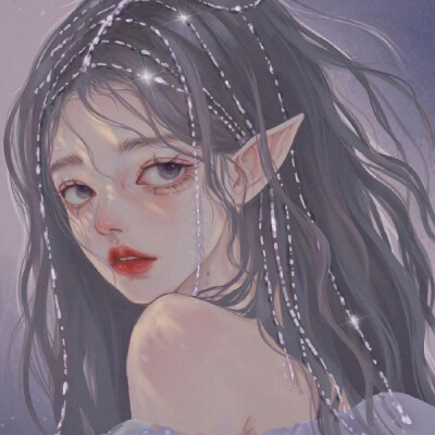 手绘女头
