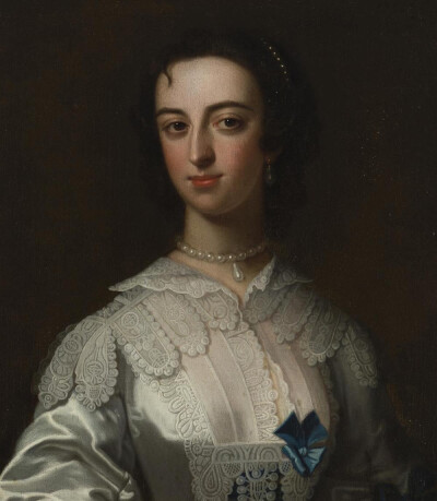 Henry Pickering (circa 1720-1770 British)
Portrait of a lady in a blue dress