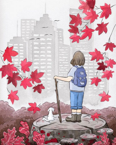 水彩插画 艺术家Yiniya