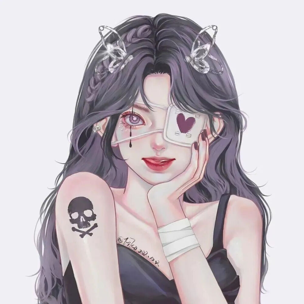 手绘万圣节头像