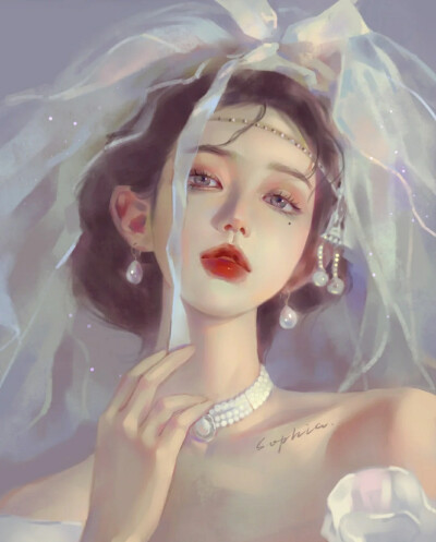 女生头像 画师:Sophia菲