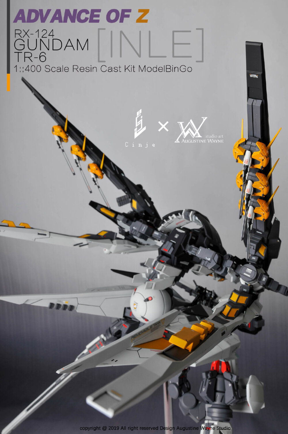 1-400 RX-124 GUNDAM TR-6 INLE 银雷 by Augustine Wayne Studio