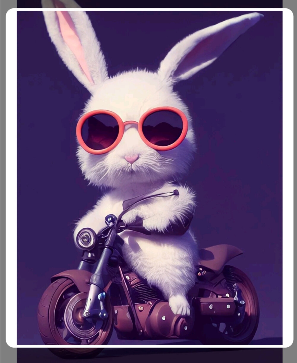 我是酷酷的小兔子呀!