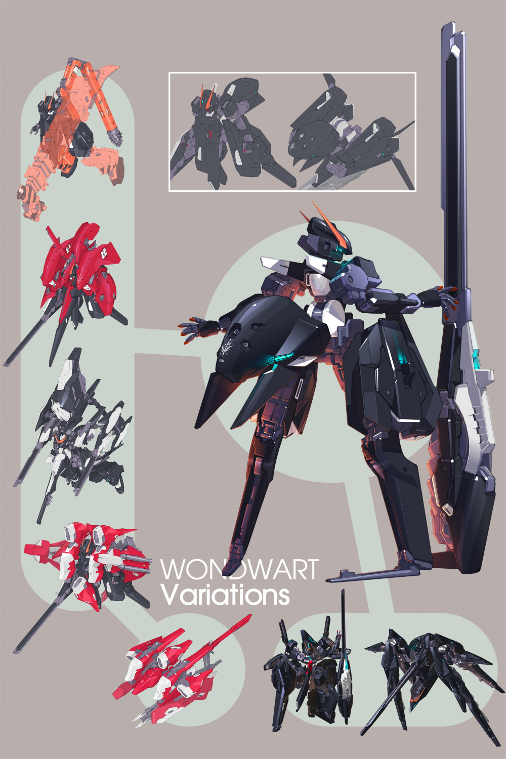 Advance of Zeta Re-Boot ARZ-124WD GUNDAM TR-6 WONDWART [Black Hares Ver,Rezeon]