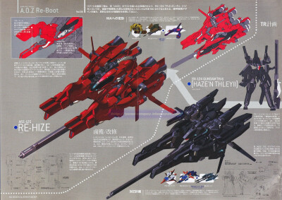 A.O.Z Re-Boot 藤岡建機(Fujioka Kenki) RX-124 Gundam TR-6 Haze'n-thley II