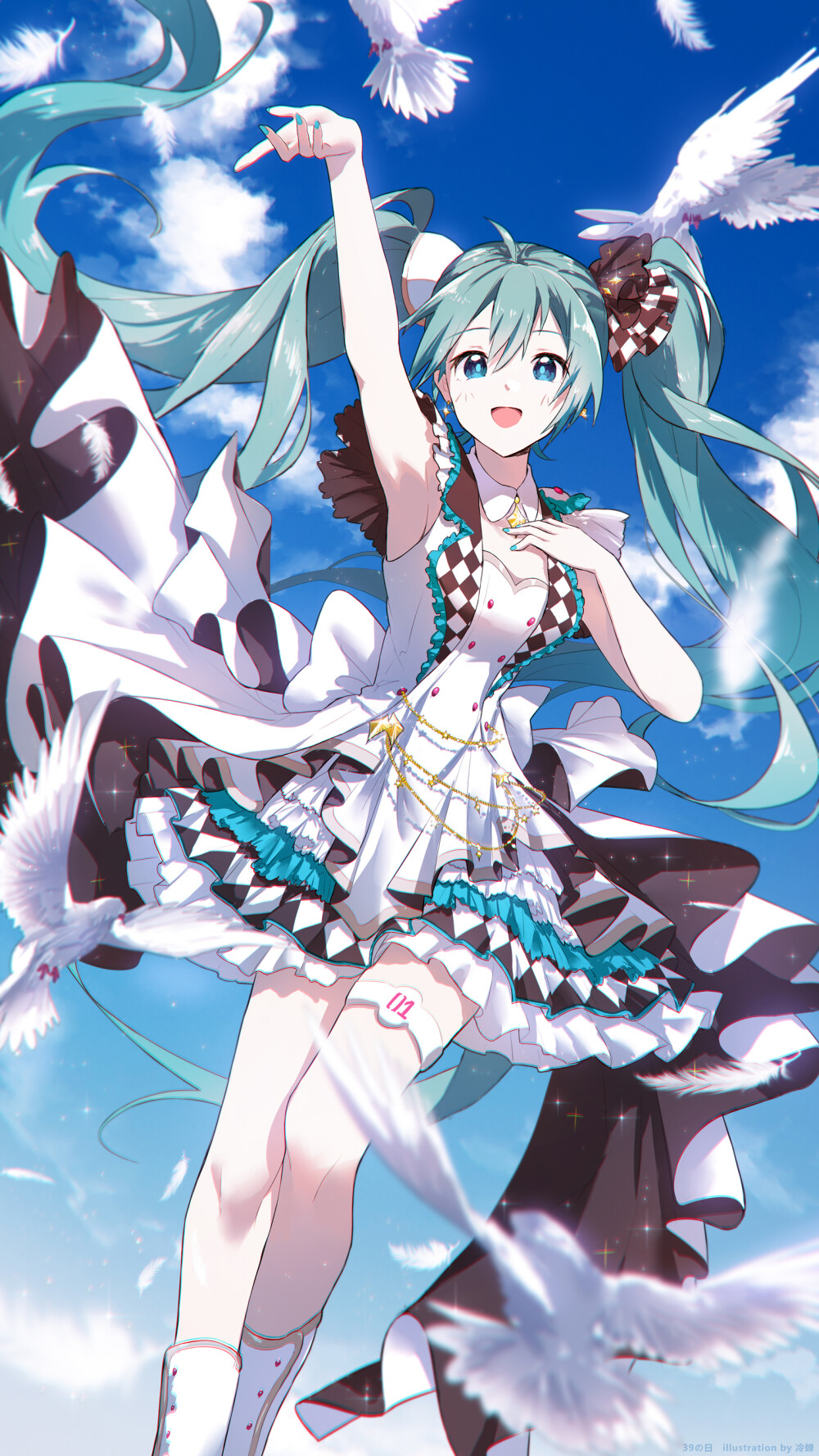 初音未来手机壁纸p站图片