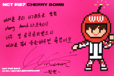 cheery bomb NCT127 小卡扫图