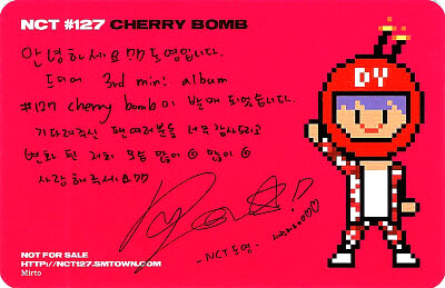 cheery bomb NCT127 小卡扫图