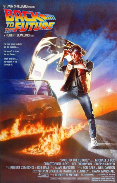 电影《回到未来》（Back to the Future）海报，1985年