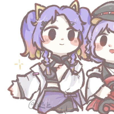 孙尚香＆小乔 音你心动头像