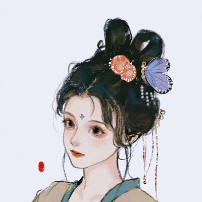 闺蜜头像 多人 古风 白底 女头 