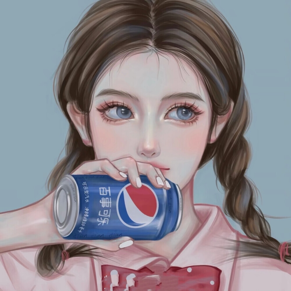 闺蜜头像两人百事芬达