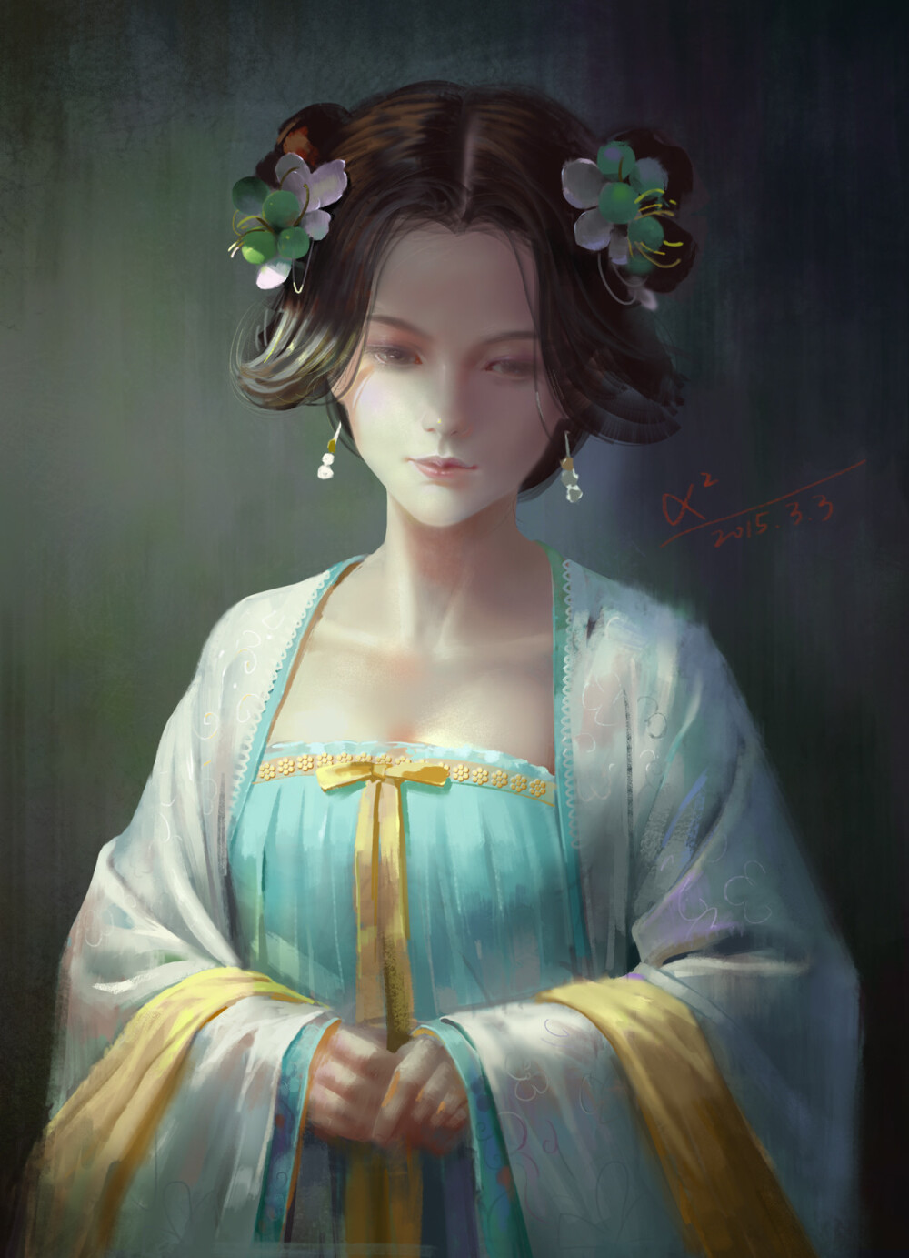 ArtStation-国人插画师Wangxiao精致游戏角色插画作品