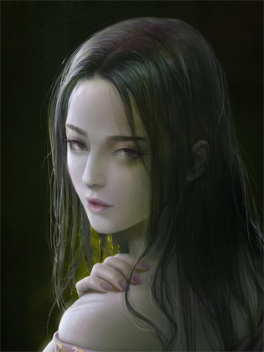 ArtStation-国人插画师Wangxiao精致游戏角色插画作品