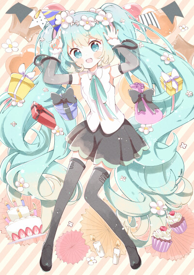 【P站美图】MIKU酱生日快乐！2022初音未来15周年生日壁纸