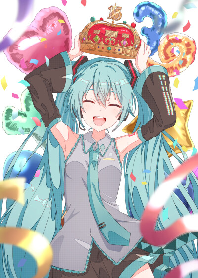 【P站美图】MIKU酱生日快乐！2022初音未来15周年生日壁纸