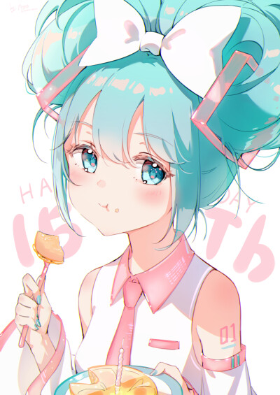 【P站美图】MIKU酱生日快乐！2022初音未来15周年生日壁纸