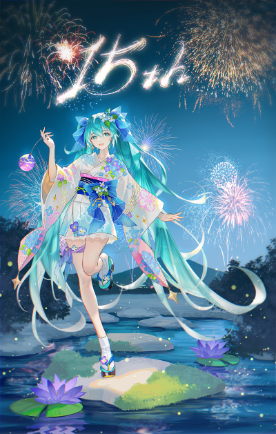 【P站美图】MIKU酱生日快乐！2022初音未来15周年生日壁纸