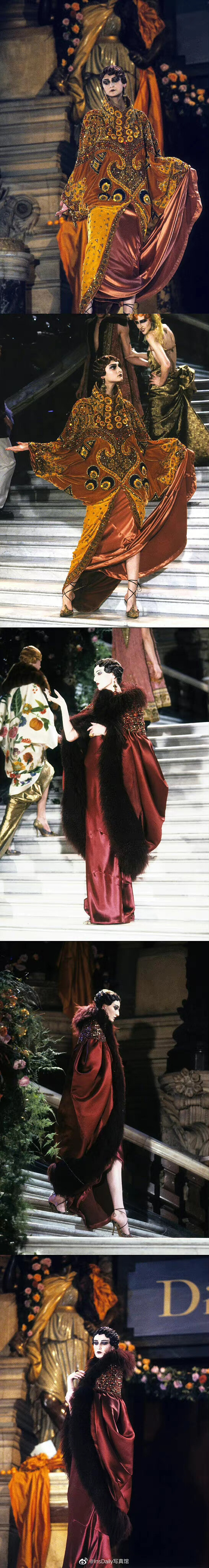 Christian Dior Spring 1998 Couture
巴黎Garnier歌剧院 纸醉金迷辉煌之夜 ​