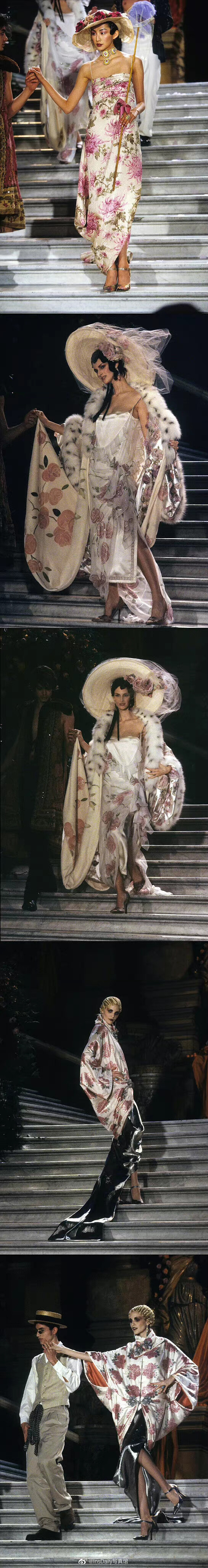 Christian Dior Spring 1998 Couture
巴黎Garnier歌剧院 纸醉金迷辉煌之夜 ​