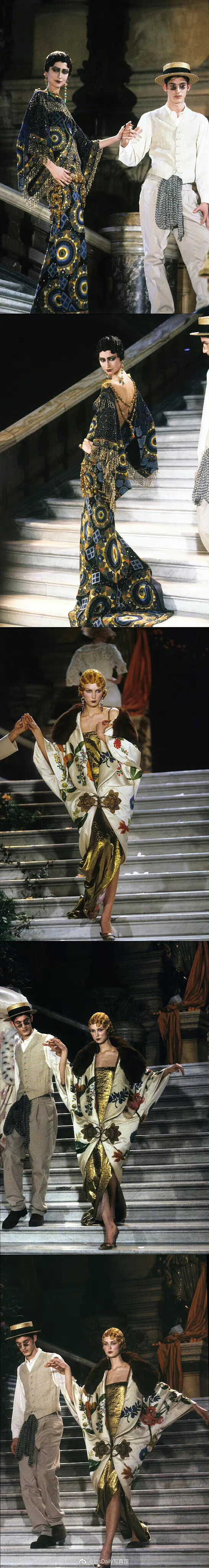 Christian Dior Spring 1998 Couture
巴黎Garnier歌剧院 纸醉金迷辉煌之夜 ​