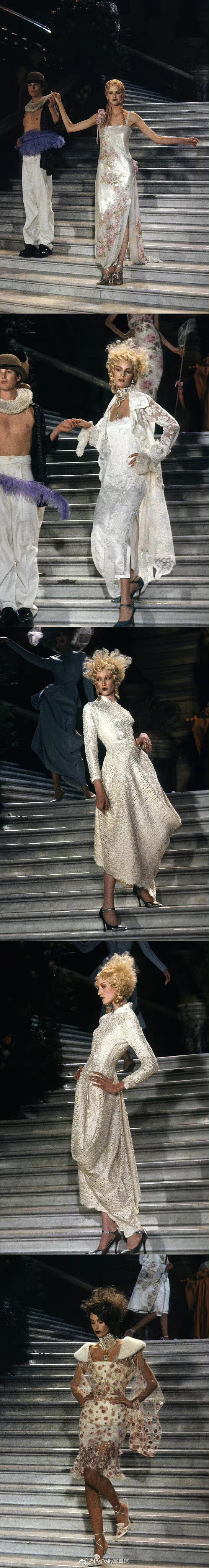 Christian Dior Spring 1998 Couture
巴黎Garnier歌剧院 纸醉金迷辉煌之夜 ​