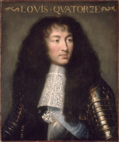 夏尔·勒布伦（Charles Le Brun）《路易十四画像》（Portrait of Louis XIV），布面油画，68.7×56.5cm，1662年