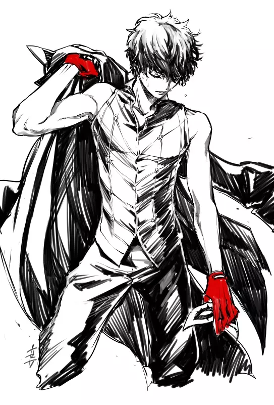 女神异闻录5 p5 雨宫莲 来栖晓 - 高清图片,堆糖,美图壁纸兴趣社区