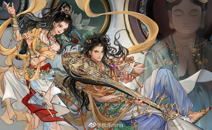 画师 ：长乐nina ​