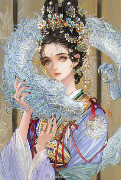 画师 ：长乐nina ​