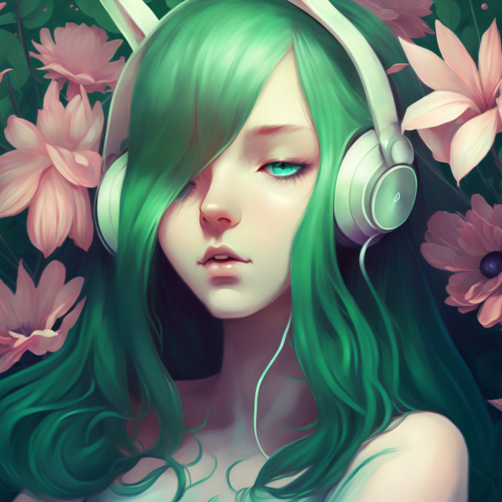 AI音乐女神头像来啦 也可以做闺闺头像哦
