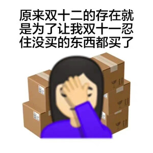 双十一剁手表情包
