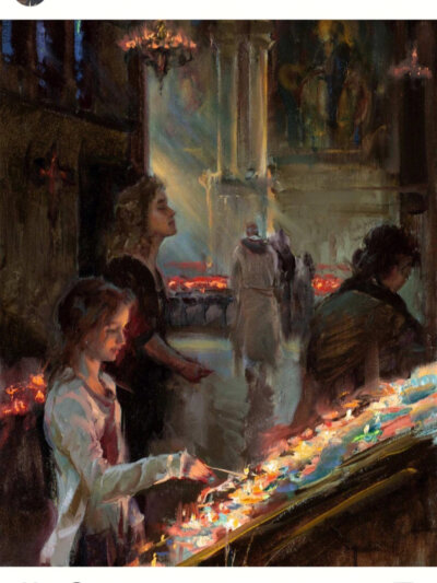 来自Daniel Gerhartz 美国人物油画的作品。