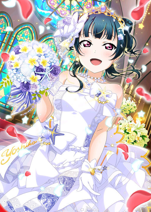 Aqours new UR cards “闪耀新娘篇” 去框