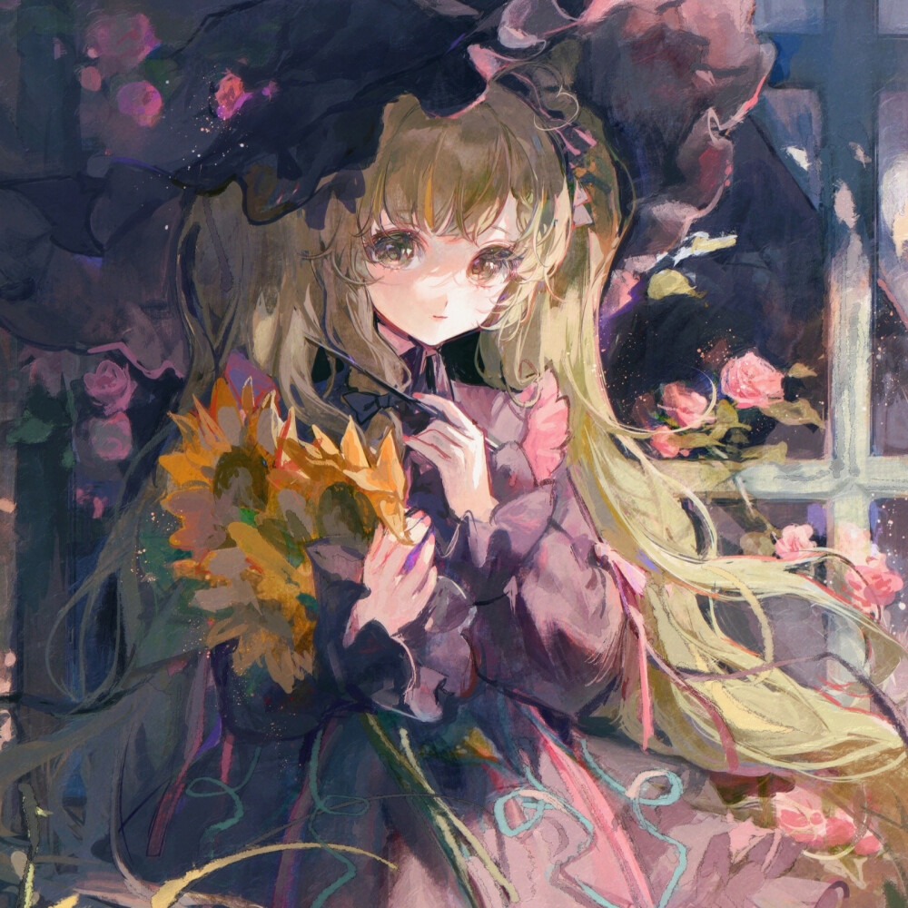 花季少女头像梦幻图片